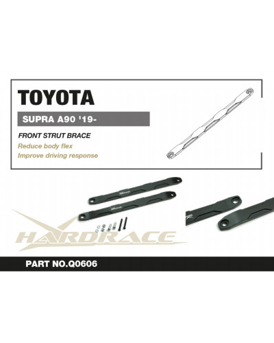 HARDRACE TOYOTA SUPRA A90 19- FRONT STRUT BRACE : KYP PERFORMANCE HOUSE