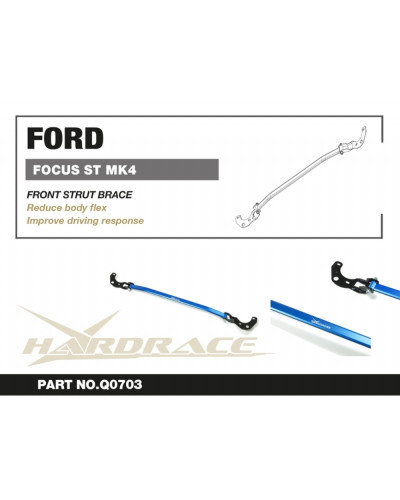 HARDRACE FORD FOCUS MK4 ST '19- FRONT STRUT BRACE ( LHD ) : KYP PERFORMANCE HOUSE