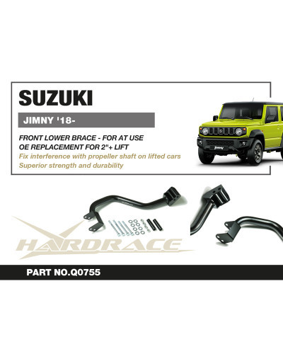 HARDRACE SUZUKI JIMNY '18- AT FRONT LOWER BRACE : KYP PERFORMANCE HOUSE