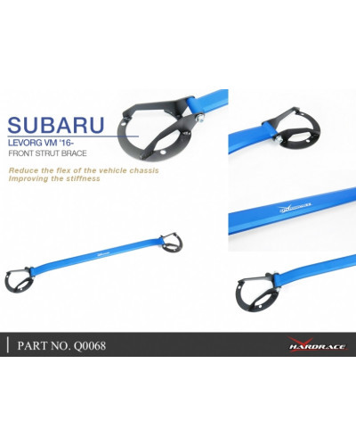 HARDRACE FRONT STRUT BAR SUBARU, IMPREZA, LEVORG, 14 -, WRX/STI VA 14- : KYP PERFORMANCE HOUSE