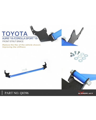 HARDRACE FRONT STRUT BAR TOYOTA, COROLLA/ALTIS/AURIS, AURIS E210 18- : KYP PERFORMANCE HOUSE