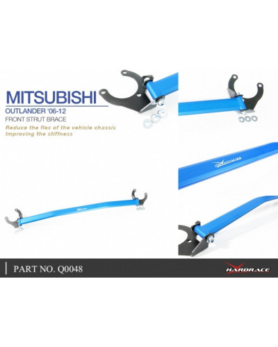 HARDRACE FRONT STRUT BAR MITSUBISHI, OUTLANDER, 06-12 : KYP PERFORMANCE HOUSE