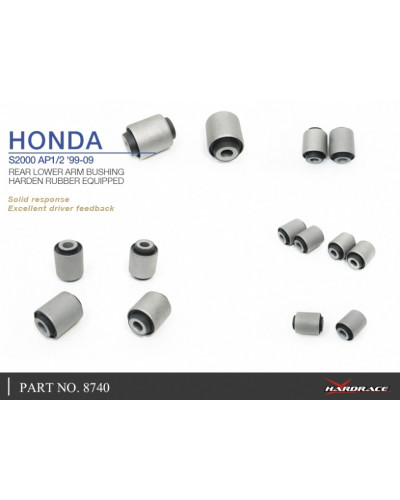 HARDRACE REAR LOWER ARM BUSHING HONDA, S2000, AP1/2 : KYP PERFORMANCE HOUSE