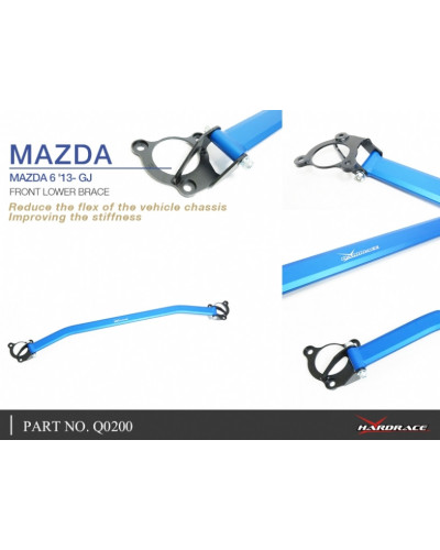 HARDRACE FRONT STRUT BAR MAZDA, 6/ATENZA, GJ 14- : KYP PERFORMANCE HOUSE