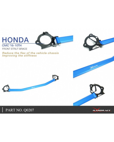 HARDRACE FRONT STRUT BAR HONDA, CIVIC, FC : KYP PERFORMANCE HOUSE