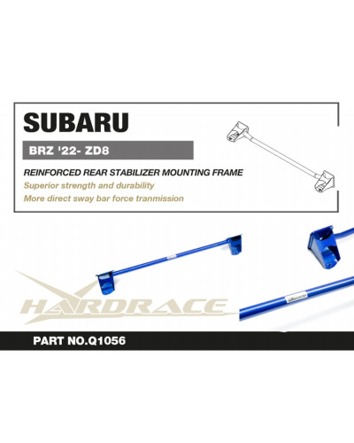 HARDRACE REINFORCED REAR STABILIZER MOUNTING FRAME SUBARU BRZ '22-  : KYP PERFORMANCE HOUSE