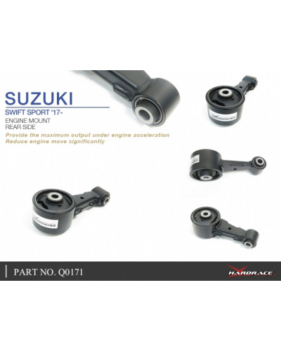 HARDRACE ENGINE MOUNT, REAR SUZUKI, SWIFT, ZC33 17-PRESENT : KYP PERFORMANCE HOUSE