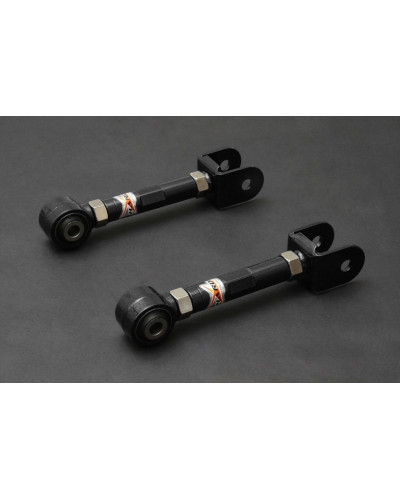 HARDRACE HARDENED RUBBER REAR TRACTION ROD BLACK NISSAN SILVIA 180SX S13, 200SX S14/S15, FAIRLADY Z32 89-00, SKYLINE R32 GTS-T/G