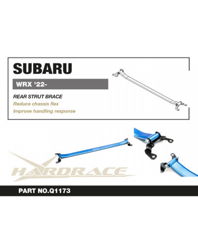 HARDRACE REAR STRUT BRACE SUBARU, WRX '22- SEDAN : KYP PERFORMANCE HOUSE