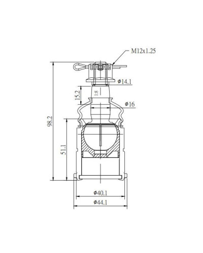 HARDRACE ROLL CENTER ADJUSTER BALL JOINT HONDA, CIVIC, CRX, INTEGRA, RD1-RD3 97-01, EF6/7/8, DC2 94-01, EC/ED/EE/EF, EG, EH, EK1