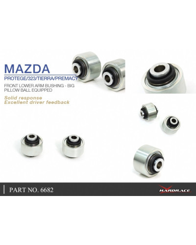 HARDRACE FRONT LOWER ARM BUSHING BIG MAZDA, 323, 5/PREMACY, TIERRA, 98-06, CP 99-05, BJ 98-04 : KYP PERFORMANCE HOUSE