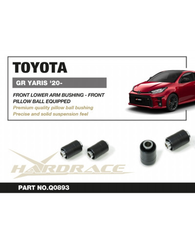 HARDRACE FRONT LOWER ARM BUSHING KIT TOYOTA, GR YARIS '20-  : KYP PERFORMANCE HOUSE |FAST SHIPPING JDM CAR PARTS UPGRADE AUSTRAL