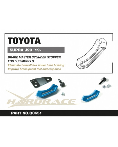 HARDRACE TOYOTA SUPRA J29/A90 '19- BRAKE MASTER CYLINDER STOPPER : KYP PERFORMANCE HOUSE