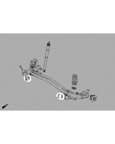 HARDRACE REAR TORSION BEAM BUSH SUZUKI, VITARA '15-, SX4 '06-21, SWIFT '10-17 : KYP PERFORMANCE HOUSE