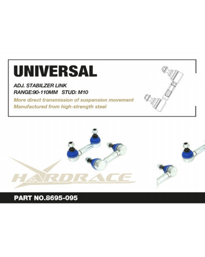 HARDRACE UNIVERSAL ADJUSTABLE STABILISER LINK : KYP PERFORMANCE HOUSE