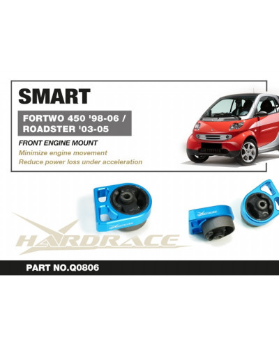 HARDRACE SMART FORTWO 450 '98-06/ ROADSTER 452 '03-05 FRONT ENGINE MOUNT : KYP PERFORMANCE HOUSE