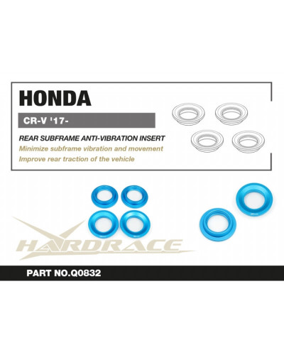 HARDRACE REAR SUBFRMAE ANTI-VIBRATION INSERT HONDA CR-V '17- : KYP PERFORMANCE HOUSE