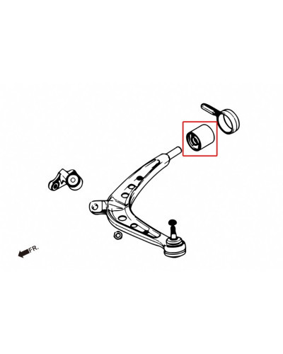 HARDRACE FRONT LOWER ARM BUSH BMW, 3 SERIES, E46 : KYP PERFORMANCE HOUSE