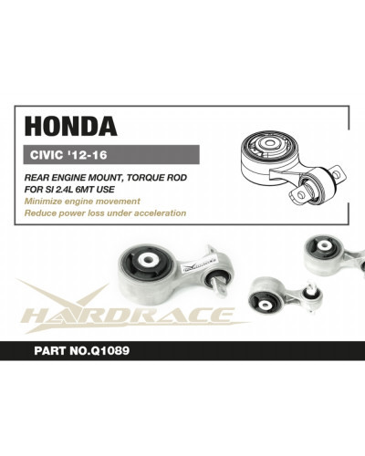 HARDRACE REAR ENGINE MOUNT BUFFER HONDA CIVIC '12-16 2.4 2D SI 6MT  : KYP PERFORMANCE HOUSE