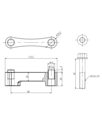 HARDRACE ROLL CENTER ADJUSTER TOYOTA, LEXUS, ALTEZZA, CROWN, CROWN MAJESTA, IS, MARK II/CHASER, XE10 99-05, JZS 17  99-07, JZS, 