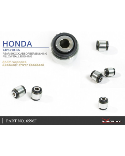 HARDRACE REAR SHOCK ABSORBER BUSHING HONDA, CIVIC, EM2, ES1, EP1/2/3/4, EU : KYP PERFORMANCE HOUSE