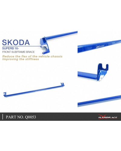 HARDRACE FRONT SUBFRAME BRACE SKODA, SUPERB, B8 3V 16-PRESENT : KYP PERFORMANCE HOUSE