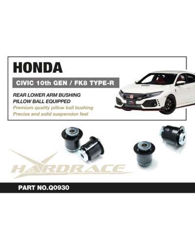 HARDRACE HONDA CIVIC '16-21/ TYPE-R FK8 '17 REAR LOWER ARM BUSHING : KYP PERFORMANCE HOUSE