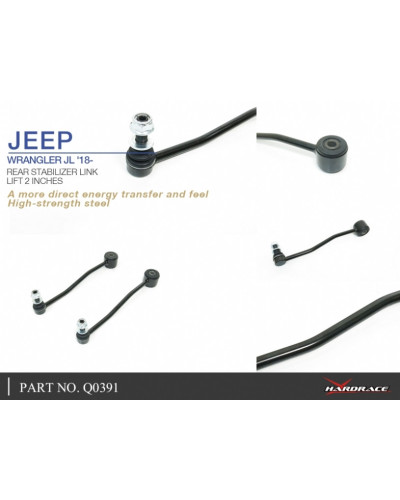 HARDRACE REAR STABILIZER LINK JEEP, WRANGLER, WRANGLER UNLIMITE JL 18-PRESENT, JLU 18-PRESENT : KYP PERFORMANCE HOUSE