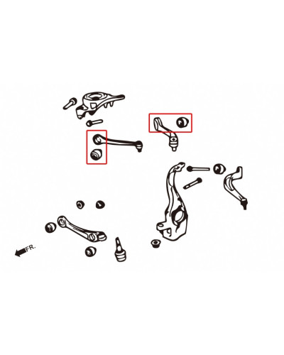 HARDRACE FRONT UPPER ARM BUSHING AUDI, A4, A5, A7, S4, S5, 07-PRESENT, 4G 10-PRESENT, 8T 07-PRESENT, B8 08-16, B8 09-16 : KYP PE