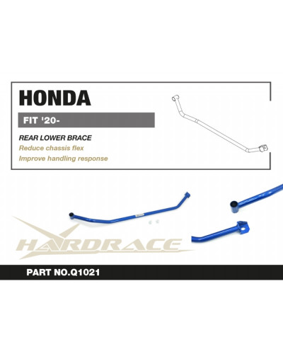 HARDRACE REAR LOWER BRACE HONDA FIT JAZZ GR '20-  : KYP PERFORMANCE HOUSE