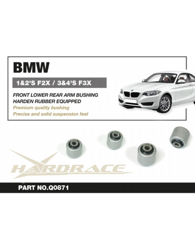 HARDRACE BMW 1&2'S F2x/ 3&4'S F3x/ X3&X4 F25/F26 FRONT LOWER REAR ARM BUSHING : KYP PERFORMANCE HOUSE