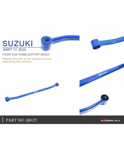 HARDRACE FRONT SUBFRAME SUPPORT BRACE SUZUKI, BALENO, SWIFT, 15-PRESENT, ZC33 17-PRESENT : KYP PERFORMANCE HOUSE