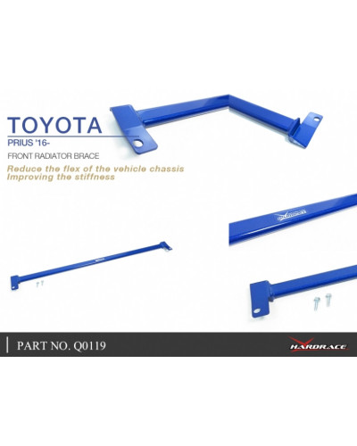 HARDRACE FRONT RADIATOR BRACE TOYOTA, PRIUS, XW50 15-PRESENT : KYP PERFORMANCE HOUSE