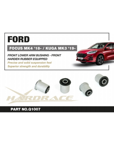 HARDRACE FORD FOCUS MK4 '18-/KUGA '19 FRONT LOWER ARM - FRONT BUSHING : KYP PERFORMANCE HOUSE