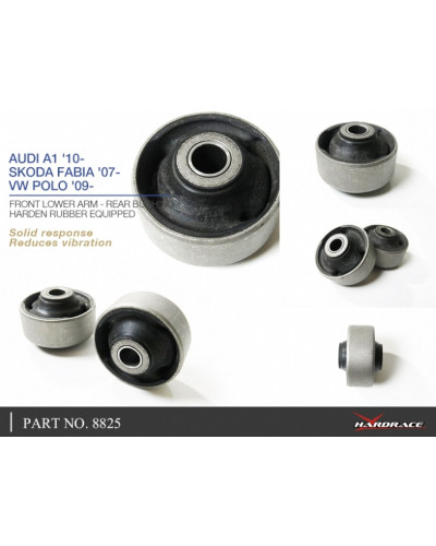 HARDRACE REAR BUSHING FRONT LOWER ARM AUDI, SKODA, VOLKSWAGEN, A1, A3, FABIA, POLO, S3, TT, 10-PRESENT, 07-14, : KYP PERFORMANCE