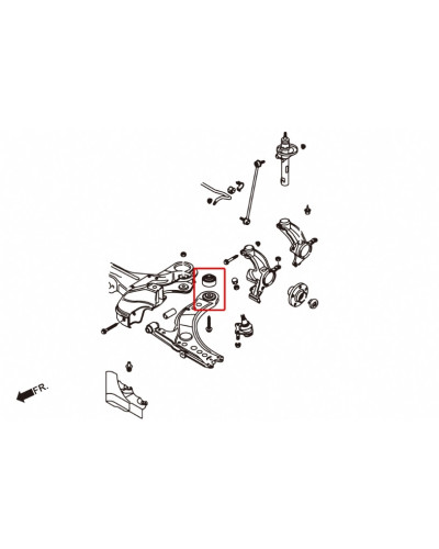 HARDRACE REAR BUSHING FRONT LOWER ARM AUDI, SKODA, VOLKSWAGEN, A1, A3, FABIA, POLO, S3, TT, 10-PRESENT, 07-14, : KYP PERFORMANCE