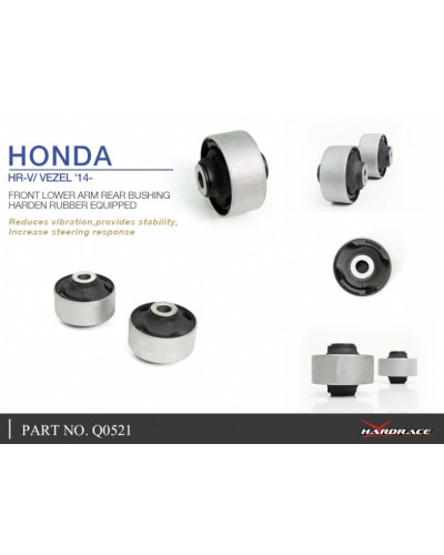 HARDRACE FRONT LOWER ARM REAR BUSHING HONDA, HRV, 14-PRESENT : KYP PERFORMANCE HOUSE