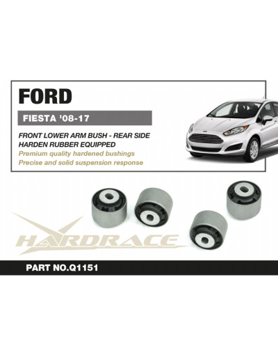 HARDRACE FRONT LOWER ARM BUSHING (REAR) FORD, FIESTA MK6 '08-17, MAZDA, 2 DE 08-14  : KYP PERFORMANCE HOUSE