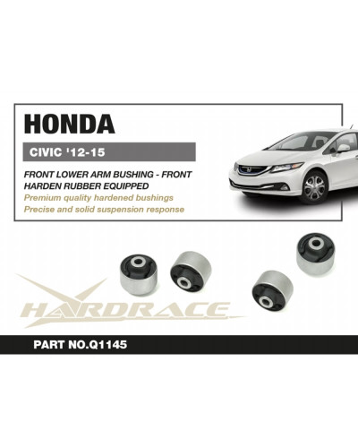 HARDRACE FRONT LOWER ARM BUSHING, FRONT HONDA CIVIC '12-15  : KYP PERFORMANCE HOUSE