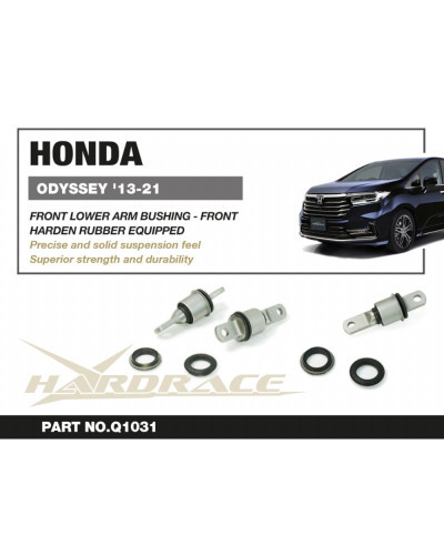 HARDRACE HONDA ODYSSEY '13- FRONT LOWER ARM - FRONT SIDE BUSHING KIT : KYP PERFORMANCE HOUSE