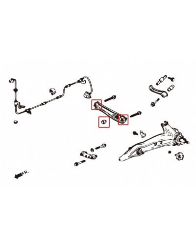 HARDRACE REAR LOWER ARM BUSHING HONDA, CIVIC EK, 96-00 : KYP PERFORMANCE HOUSE