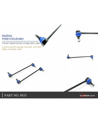 HARDRACE FRONT REINFORCED SWAY BAR LINK MAZDA, MINI, SUZUKI, VOLVO, 3/AXELA, COOPER, ESCAPE, FOCUS, KUGA, MONDEO, S60, S80, SWIF