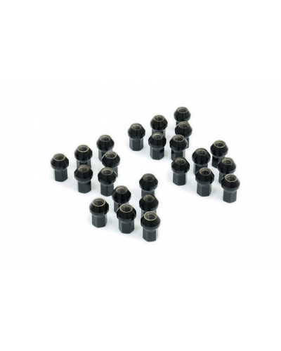 HARDRACE MOTORSPORTS SCM440 HEX-17 WHEEL NUTS  M12 x 1.5 35MM : KYP PERFORMANCE HOUSE