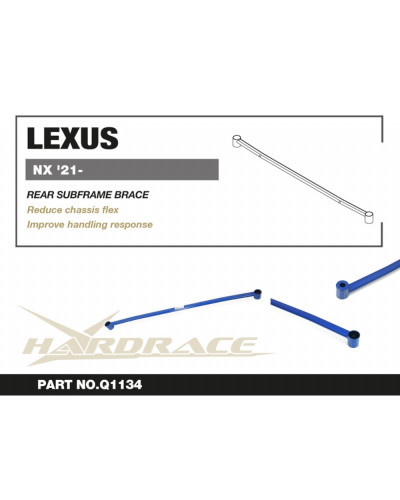 HARDRACE REAR SUB-FRAME BRACE LEXUS NX '21-  : KYP PERFORMANCE HOUSE