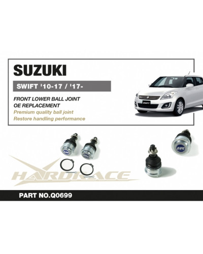 HARDRACE SUZUKI SWIFT '10-17/ '17- FRONT LOWER BALL JOINT : KYP PERFORMANCE HOUSE