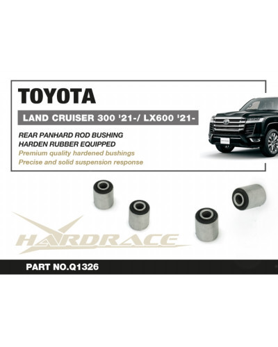 HARDRACE REAR PANHARD ROD BUSHING KIT TOYOTA LAND CRUISER J300 21-  : KYP PERFORMANCE HOUSE