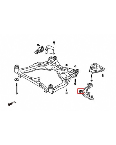 HARDRACE FRONT LOWER ARM BUSH NISSAN, ALTIMA, MURANO, TEANA, J32 08-13, L32A 08-13, Z51 09-14 : KYP PERFORMANCE HOUSE