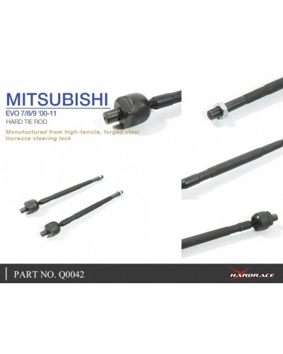 HARDRACE HARD TIE ROD MITSUBISHI, LANCER EVO, CT9A : KYP PERFORMANCE HOUSE