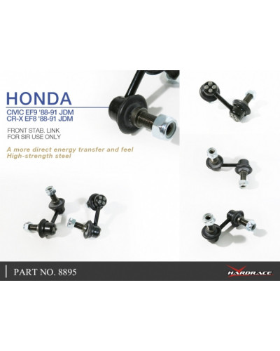 HARDRACE FRONT SWAY BAR LINK HONDA, CIVIC, CRX, EF6/7/8 : KYP PERFORMANCE HOUSE