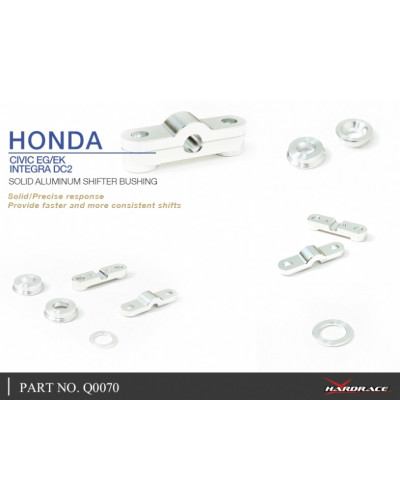 HARDRACE BILLET ALUMINUM SHIFTER BUSHING HONDA, CIVIC, INTEGRA, DC2 94-01, EG, EH, EJ1/2, EK3/4/5/9, EJ6/7/8/9, EM1 : KYP PERFOR